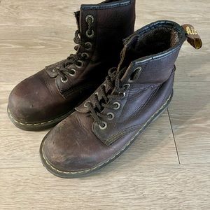 Dr. Marten’s Industrial Steel Toe Boots Brown Size 7
